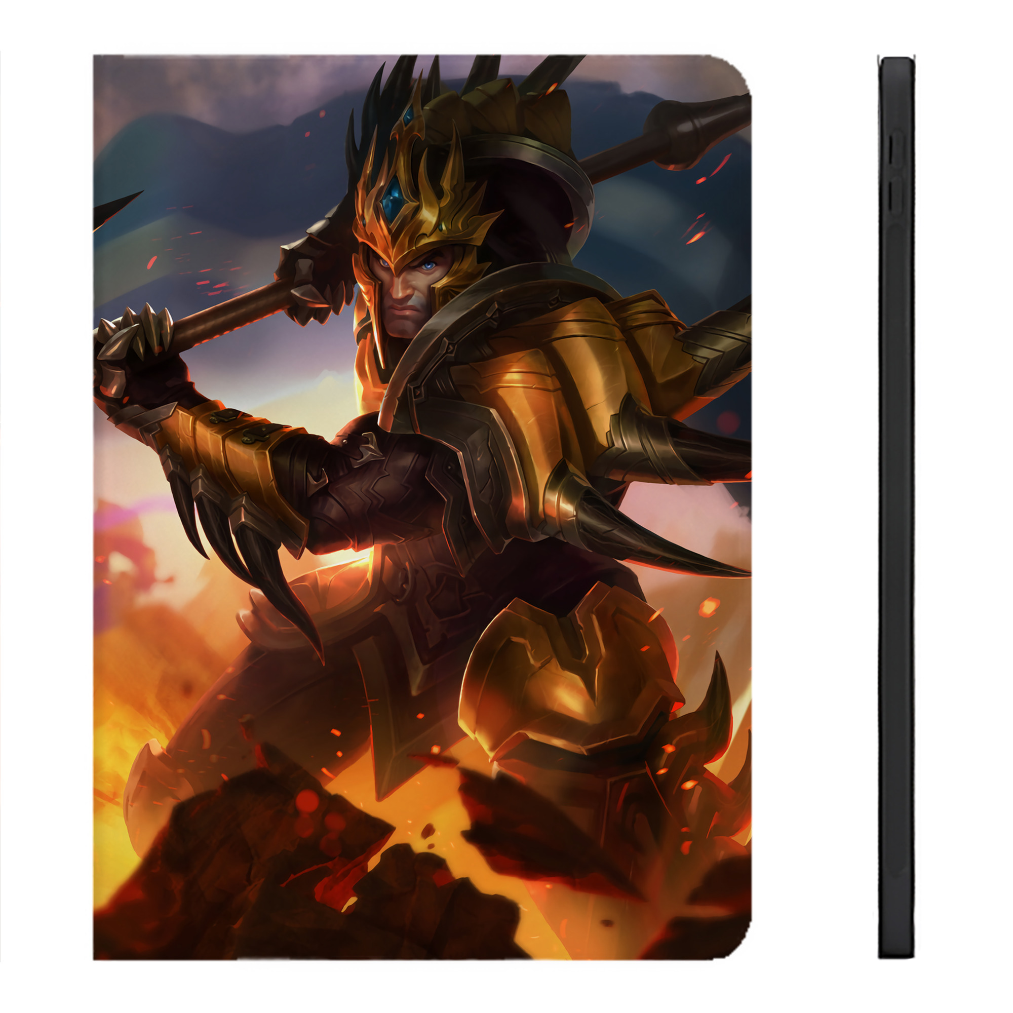 （画像用） リーグ・オブ・レジェンド League of Legends LOL IPadケース ペンホルダー付き ブックスタイルデザイン